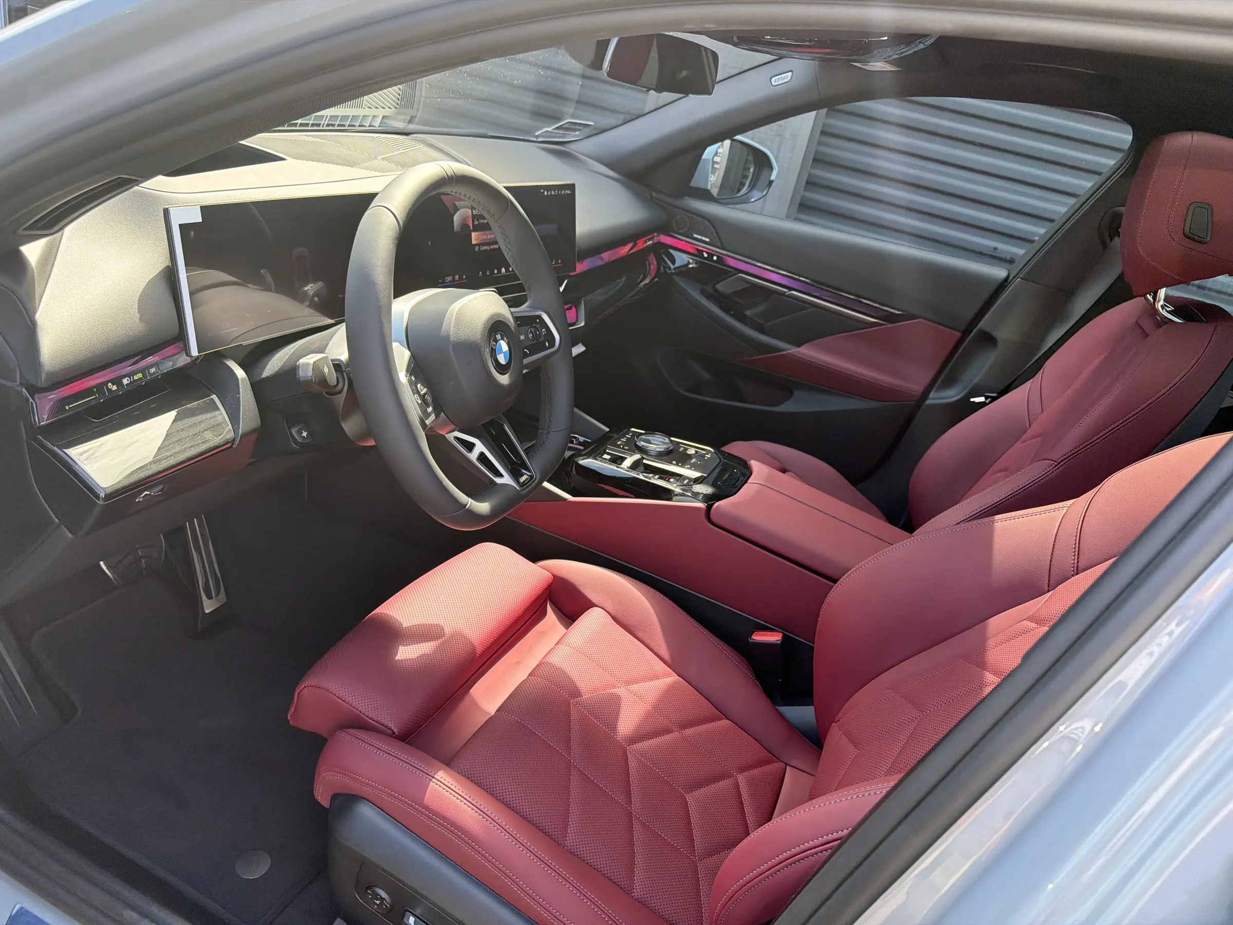 BMW 530i interior, delivered by AutoBahn Sales & Leasing