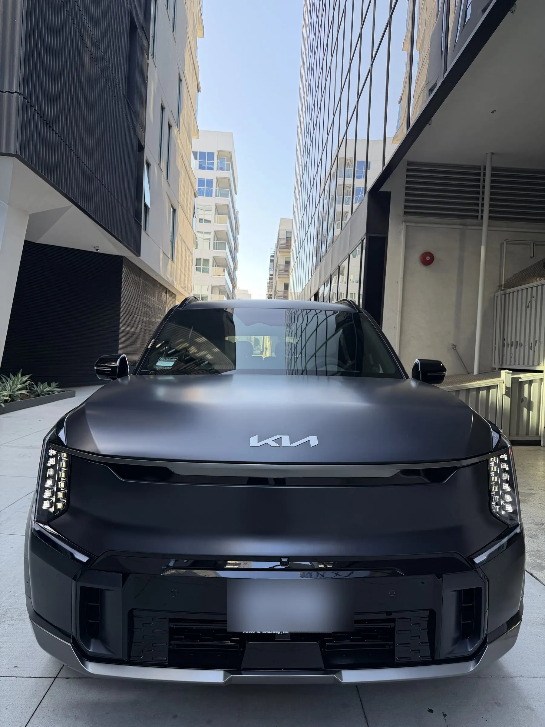 Kia EV9, front view, delivered by AutoBahn Sales & Leasing